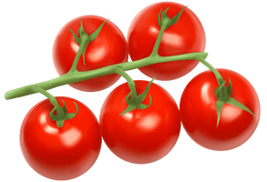 Fresh Juicy Tomatoes Bunch Free Clipart HQ - Free PNG