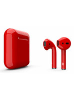 Color Airpods Technology Apple Red Download HD PNG