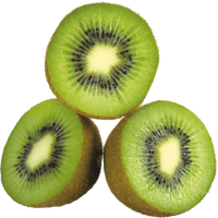 Green Cutted Kiwi Png Image