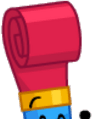 Party Horn - Cylinder Png