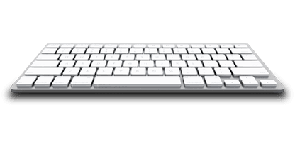 White Keyboard Free Download PNG HQ