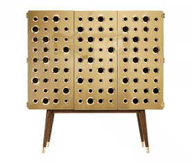 Monocles Cabinet Essential Home Mid Century Furniture - Interior Design Png