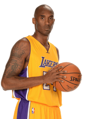 Nba Png Images - Kobe Bryant Holding A Basketball