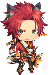 Takeda Shingen - Sengoku Night Blood Chibi Png