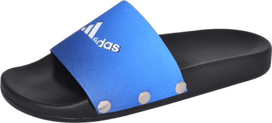 Ocean Blue Adidas Titanic Slide - Slipper Png