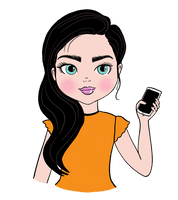 Mobile Using Girl Vector Phone - Free PNG