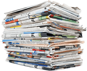 Png News Papers Picture - Pile Of Newspapers Png