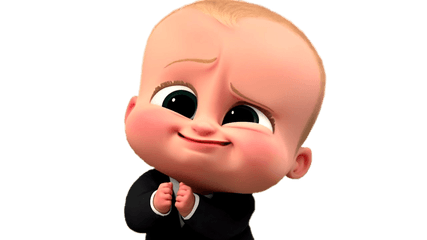 Boss Baby Cute Face Transparent Png - Boss Baby Png