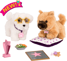 Paws For Applause Doll And Pet Vip Set Our Generation - Our Generation Dolls New Png