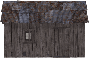 House Scale Cottage - Plank Png