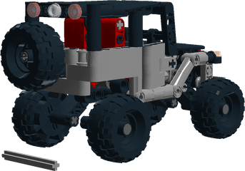 Mini Fj40 Icon With Instructions - Bricksafe Synthetic Rubber Png