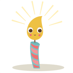 Vector Png Birthday Candles Download Free 31035 - Free Cute Birthday Candle Clipart