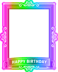 Download Happy Birthday Frame M Png Transparent