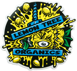 Download Lemon Tree Organics Sticker - Clip Art Png