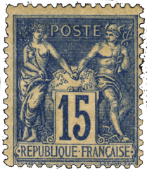 Vintage Postage Stamp Png - French Stamps