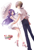 Cute Couple Anime Free HD Image - Free PNG