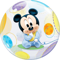 Mickey Boy Shower Balloon Minnie Hoax Baby - Free PNG