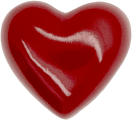 3d Heart Pin Red - Godertme Png