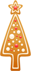 Gingerbread Christmas Tree Clipart Free Download - Christmas Tree Png
