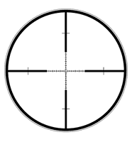 Angle Symmetry Reticle Telescopic Sight Military - Free PNG