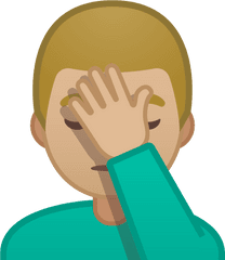 Download Svg Png - Facepalm Emoji Png