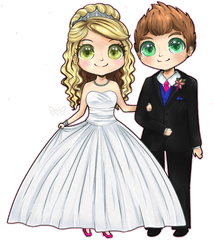 Groom Clipart Engaged Couple Picture 1268251 - Cute Wedding Couple Clipart Png