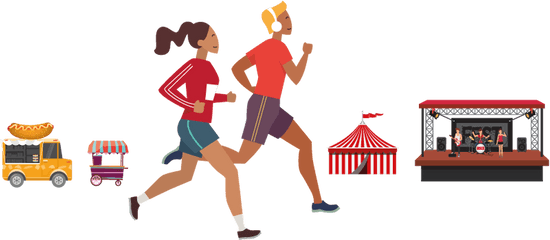 Home Jbl Run 2019 - Running Across Finish Line Png