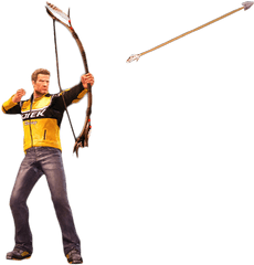 Download Hd Dead Rising Bow And Arrow - Bow Arrow Png