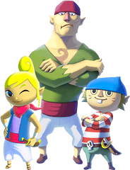 Download Hd Tetra Pirates - Wind Waker Pirate Zelda Zelda Wind Waker Hd Characters Png