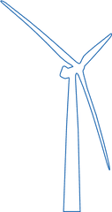 Download Hd Wind Turbine Png White - White Wind Turbine Clipart