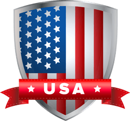 Download Great United Usa Of States Flag Seal Clipart Png - American Flag Shield Png