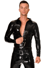 Zipper Shirt Long Sleeves - Latex Shirts Png