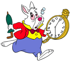 Wonderland Alice Rabbit In Free Download Image - Free PNG