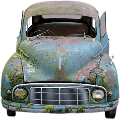 Broken Car Png - Rusty Transparent Old Car Png