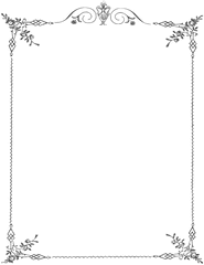 White Border Frame Clipart - Free PNG