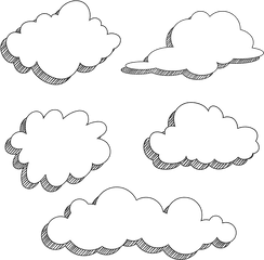 Download Comics Clouds Cartoon Drawing Free Png Hq - Illustration