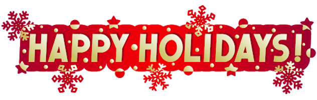 December Holidays Happy Download Free Image - Free PNG