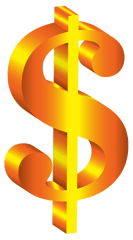 Download Golden Dollar Sign Png Image - 3d Dollar Sign Transparent