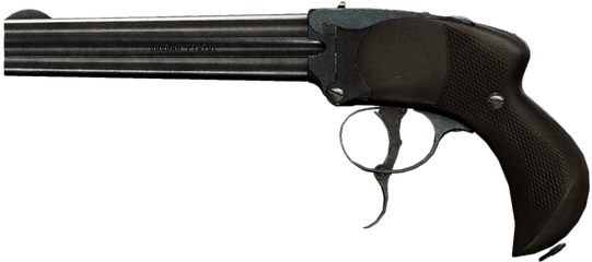 Download Drawn Shotgun Pistal - Battlefield 1 Howdah Pistol Firearm Png