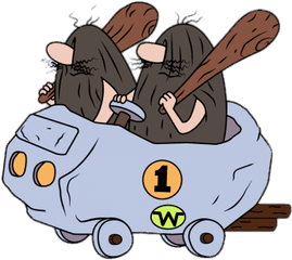 Download Free Png The - Slagbrothersinthebouldermobile Wacky Races Slag Brothers
