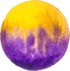 Color Circle Watercolour Yellow - Free Vector Graphic On Pixabay Yellow And Purple Circle Png