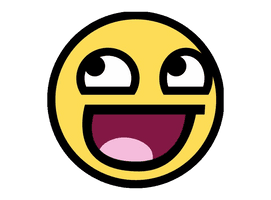 Meme Face Derp PNG File HD