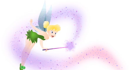 Download Tinkerbell Pixie Dust Png Jpg - Tinkerbell With Pixie Dust