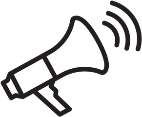 Megaphone Free Icon Of Selman Icons - Cheerleading Megaphone Png