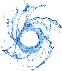 Vortex Drawing Blue Water Picture 1563023 - Water Splash Png Top