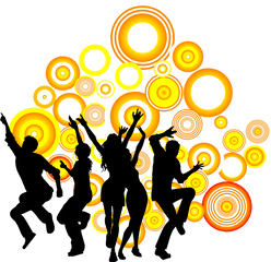 Png Download Silhouette People Dance - Dance Background Images Png