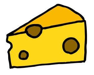 Cheese Cartoon Transparent Background - Cheese Clipart Png