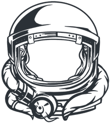 Astronaut Helmet Logo Transparent Png U0026 Svg Vector - Space