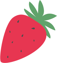 Strawberry Vector Icons Free Download - Color Red Fruits Clipart Png