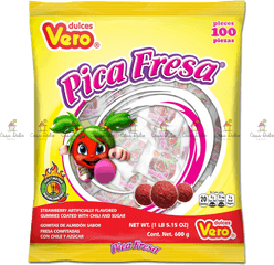 Vero - Pica Goma Fresa Casa Dulce Dulces Vero Png